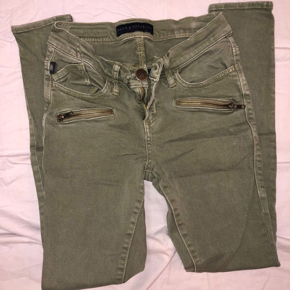 Army green pants